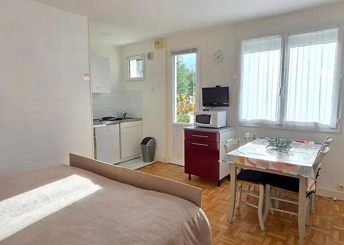 Avec Balcon, Jardin Commun, Wifi, Pres Des Thermes - Fr-1-541-192 公寓 拉罗什波赛